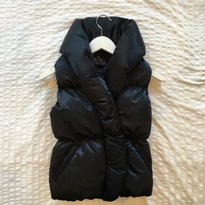 ALL SAINTS Womens Down Feather Black Roche Gilet